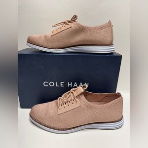 Cole Haan Women's Pink Knit Sneakers 7